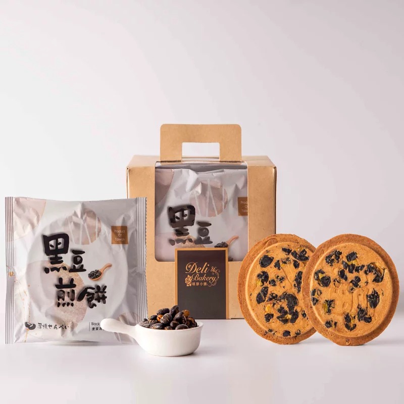 【漢來美食】職人手作 黑豆煎餅典藏禮盒2入組  ▶90F017